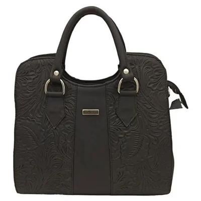 Bolsa en Piel Vacuno Cincelada Fana Thaliss Chocolate
