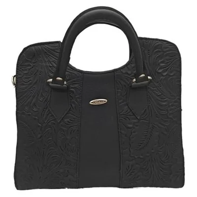 Bolsa en Piel Vacuno Cincelada Fana Thaliss Negro