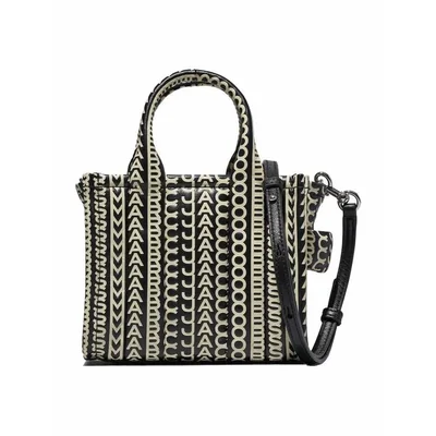 BOLSA MARC JACOBS THE TOTE BAG H052L03FA22 005 BLACK WHITE