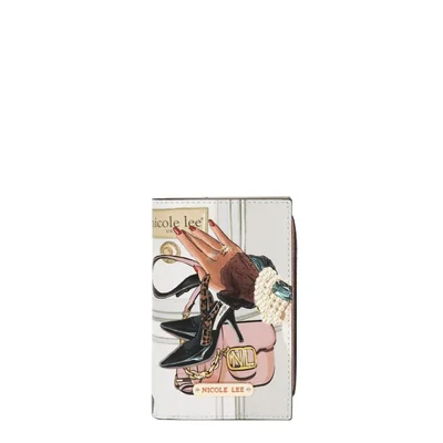 Cartera Nicole Lee Café con Cierre Bifold Emotion SS26