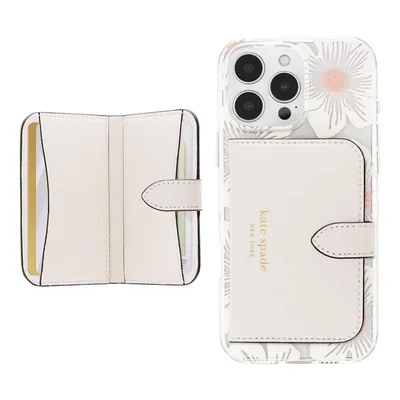 Tarjetera/cartera para teléfono Kate Spade New York Morgan Cream