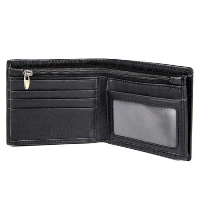 Billetera Polare con bloqueo RFID de piel de napa plegable para hombre