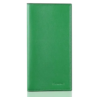 Funda para chequera CASMONAL piel de primera calidad con bloqueo RFID