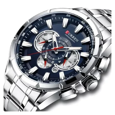 Reloj Curren KREc951903 Plateado Hombre