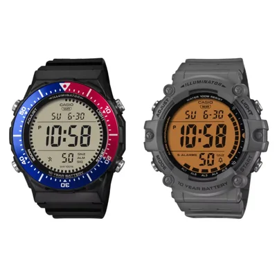 DUO RELOJ CASIO AE-1500WHC-8AVCF Y AE-1700H-1A2VCF