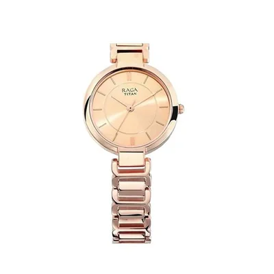 Reloj Titan Metropolitan Charm multifuncional para hombre color negro