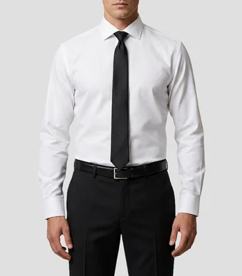 Camisa de Vestir microdiseño manga larga Hombre