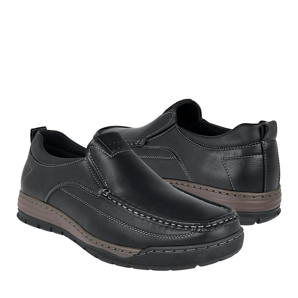 MOCASINES TORRENTE HOMBRE MACAO-MET SIMIPIEL NEGRO
