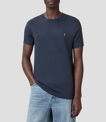 Playera de cuello redondo con manga corta Hombre