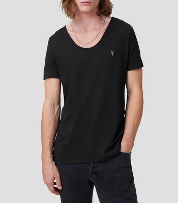 Playera lisa de manga corta Hombre