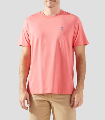 Playera cuello redondo manga corta lisa Hombre