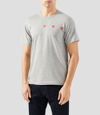 Playera cuello redondo manga corta estampada Hombre