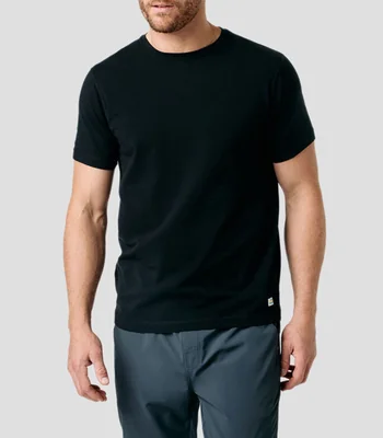 Playera cuello redondo manga corta lisa Hombre