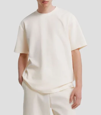 Playera cuello redondo manga corta lisa Hombre
