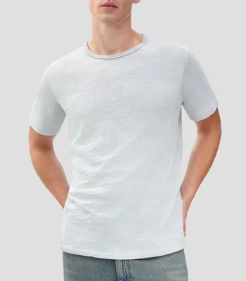 Playera cuello redondo manga corta lisa Hombre