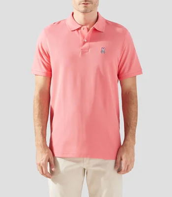 Playera polo manga corta lisa Hombre
