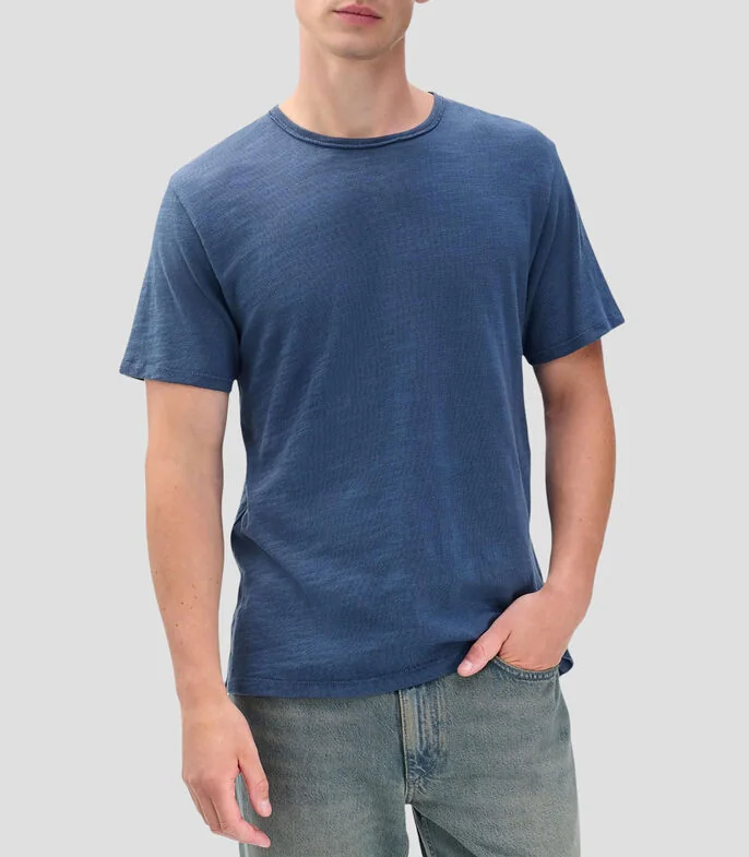 Playera cuello redondo manga corta lisa Hombre