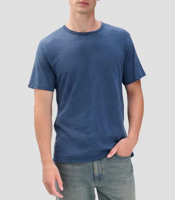 Playera cuello redondo manga corta lisa Hombre
