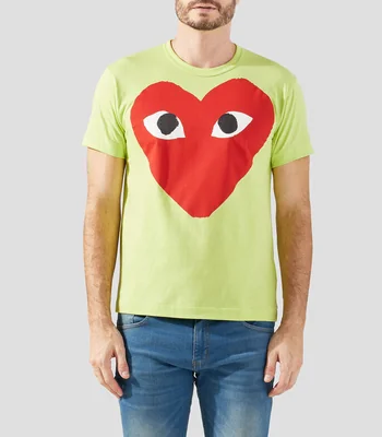 Playera cuello redondo manga corta con estampado Hombre
