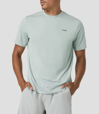 Playera cuello redondo manga corta lisa Hombre