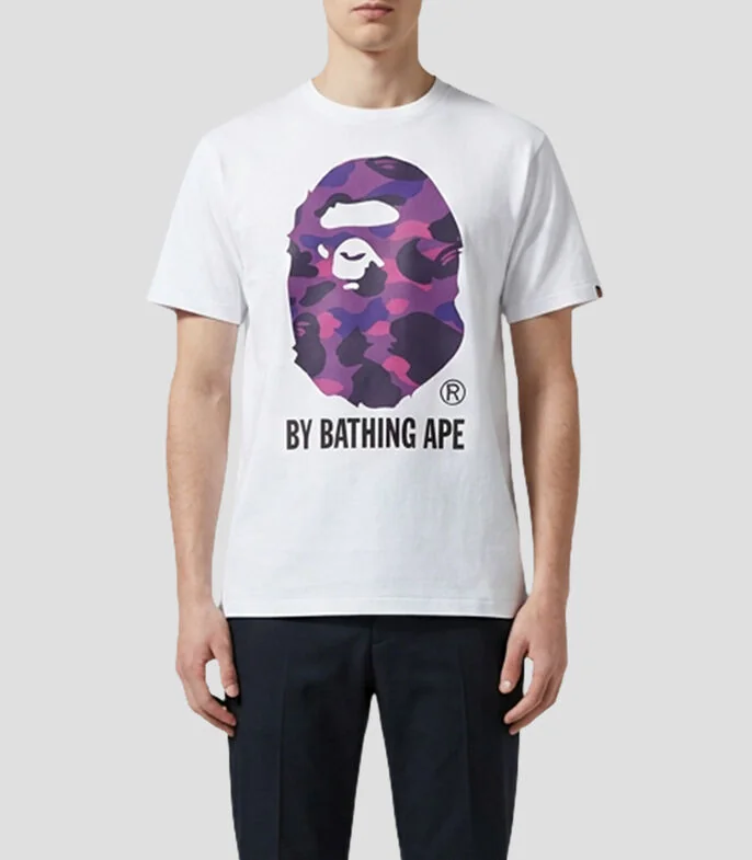 Playera cuello redondo manga corta estampada Hombre