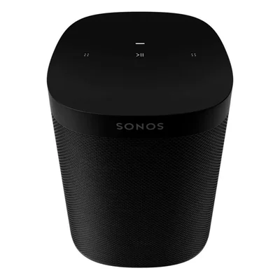 Reacondicionado Bocina Sonos One SL, paquete de 2 unidades, música sin micrófono, color negro