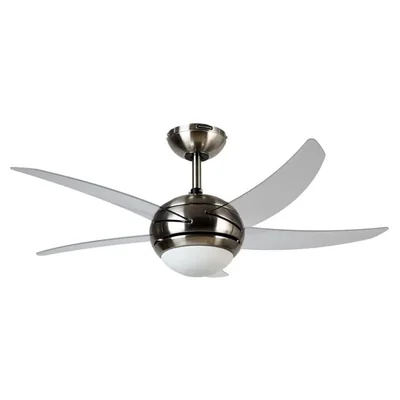 Ventilador de Techo Masterfan Dubai 48 Pulgadas Plateado Acrílico
