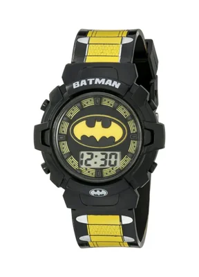 Reloj Accutime DC Comics Batman Kids BAT4177 LCD de 36 mm