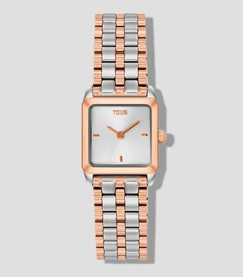 Reloj para Mujer 1950 Casual Plateado, Oro Rosa