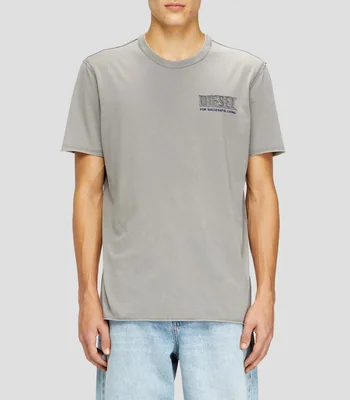 Playera cuello redondo manga corta lisa Hombre