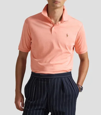 Playera tipo polo manga corta lisa Hombre