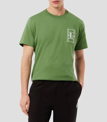 Playera cuello redondo manga corta lisa Hombre