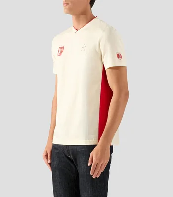 Playera cuello V manga corta lisa España Hombre