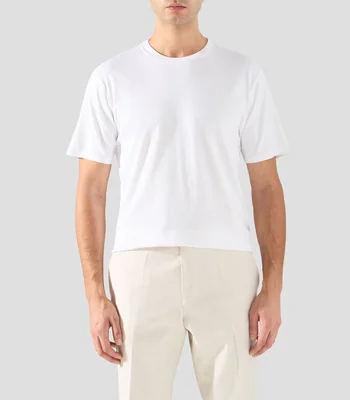 Playera cuello redondo manga corta lisa Hombre