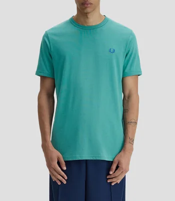 Playera cuello redondo manga corta lisa Hombre