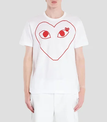 Playera cuello redondo manga corta estampada Hombre