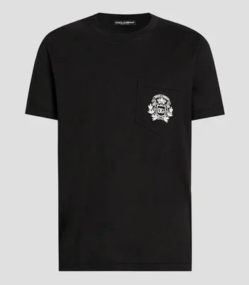 Playera cuello redondo y manga corta de diseño sólido Hombre