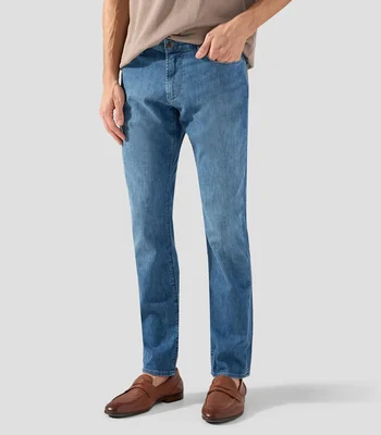 Jeans de corte slim Hombre