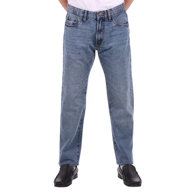 Jeans Regular Fit Denim Casual Ovs para Hombre