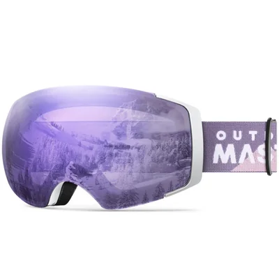 Gafas de esquí OutdoorMaster PRO sin marco UV400 para hombre y mujer