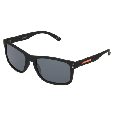 Anteojos de Sol Panama Jack Silver Flash Wayfarer 56 mm Negro