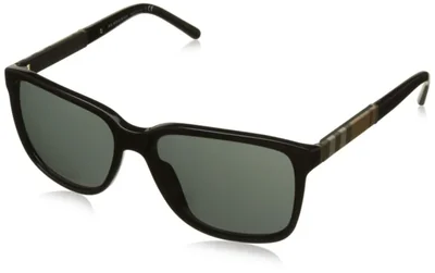 Gafas de sol BURBERRY BE4181 lentes cuadradas negras 58 mm unisex
