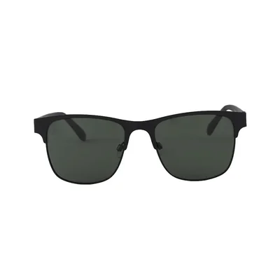 Lente solar Negro Cuadrado para hombre