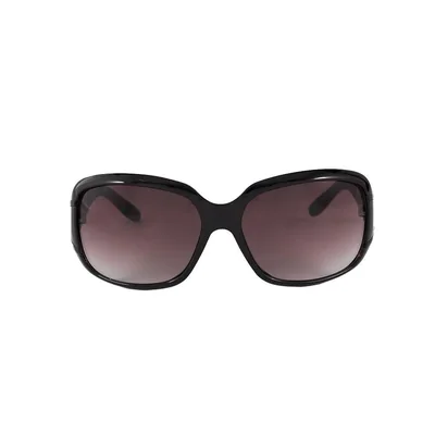 Lente solar Negro Ovalado para dama