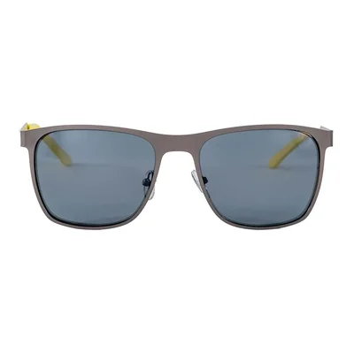 Lente solar Gris cuadrada para hombre