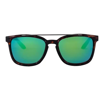Lente solar Carey cuadrada para hombre