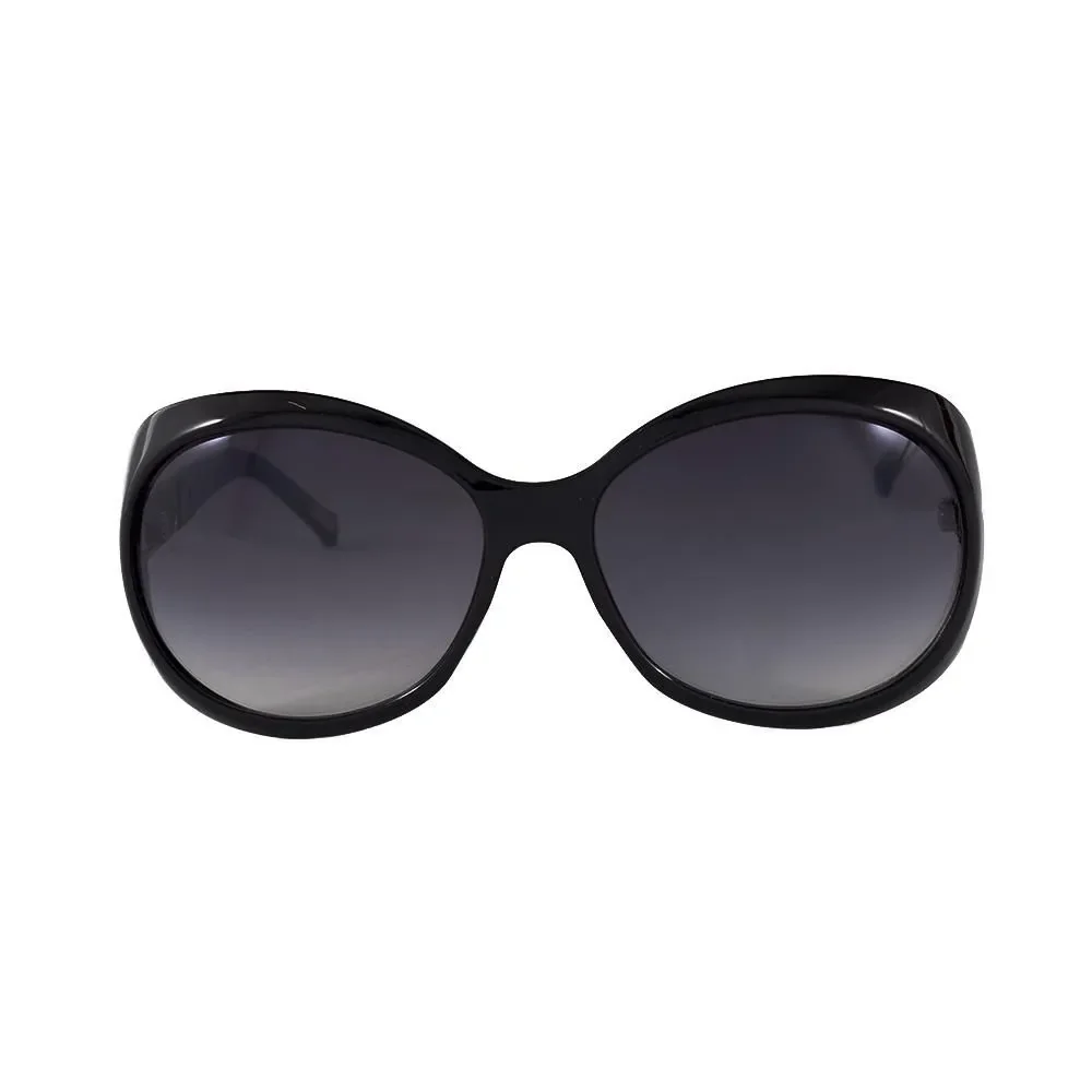 Lente solar Negro Ovalado para dama