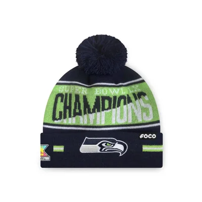 Gorro FOCO Seattle Seahawks NFL Super Bowl LX Champions
