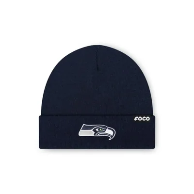 Gorro FOCO Seattle Seahawks NFL Basic Primary Logo Azul