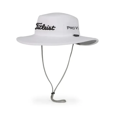 Gorra de golf Titleist Tour Aussie para hombre blanco/negro